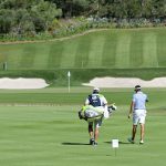 Alvaro Quiros de camino al green en el hoyo 17 de Valderrama Michel Martin Pics Golf